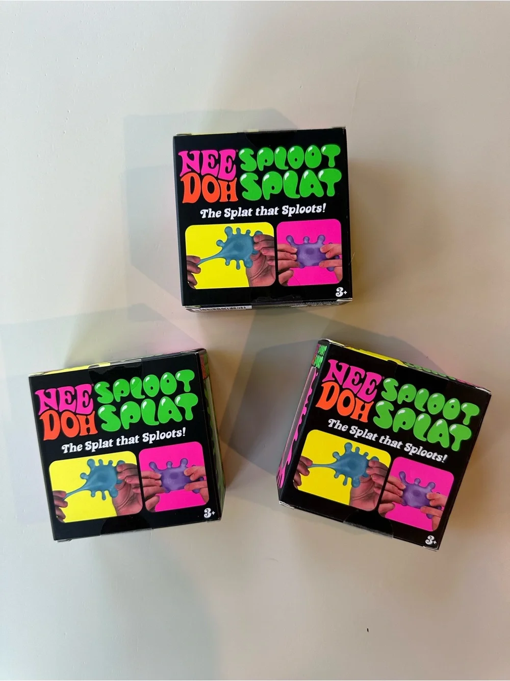 💚💜💙 NeeDoh Sploot Splat Set of 3 💙💜💚